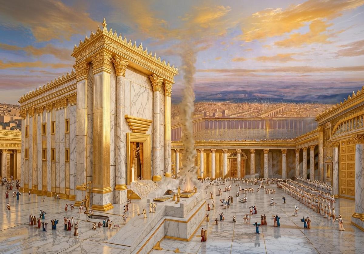 The Holy Temple courtyard